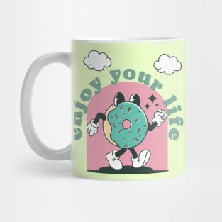 cute donut enjoy your life Mug